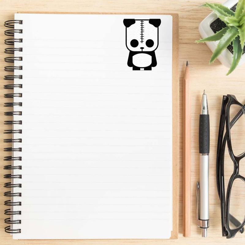 استیکر لپ تاپ طرح  panda  کد ST-186