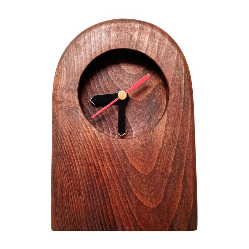 ساعت رومیزی چوبی مدل آونگ