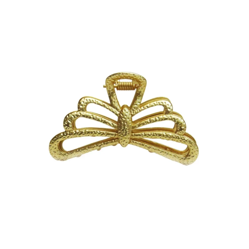 کلیپس مو زنانه مدل پروانه فلزی