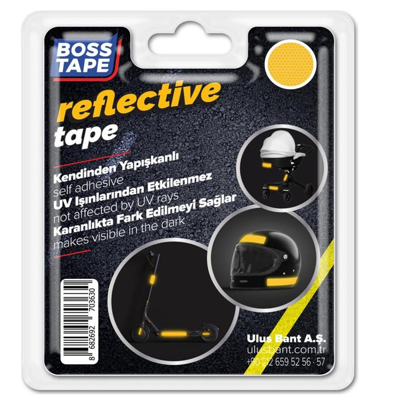 برچسب بازتاب دهنده نور بوس تیپ مدل ضد آب و آفتاب کد RFX33 طول 1.5 متر برچسب بازتاب دهنده نور بوس تیپ مدل ضد آب و آفتاب کد RFX33 طول 1.5 متر