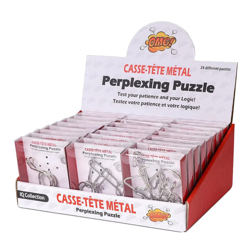 بازی فکری او ام جی مدل Perplexing Puzzle Brain مجموعه 24 عددی