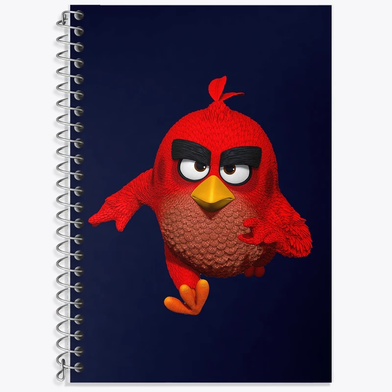 دفتر لغت 50 برگ خندالو طرح پرندگان خشمگین کد F2256