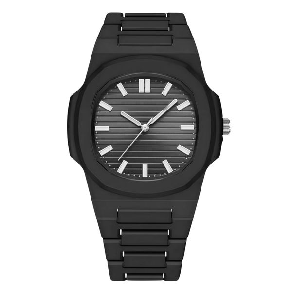 ساعت مچی عقربه‌ای کوارتز مردانه مدل دارک واچ بند سبک قفل مخفی کد ۱۳