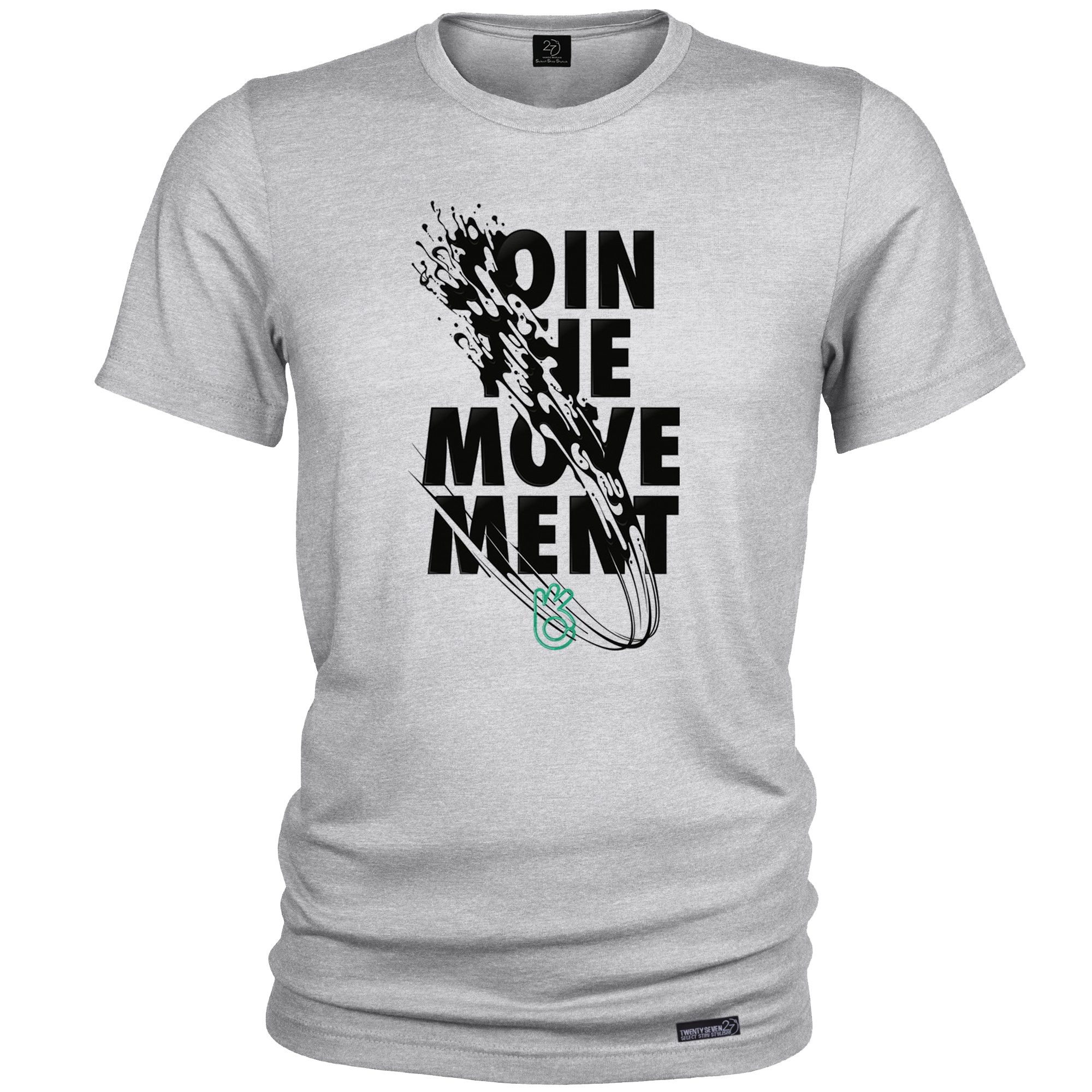 تی شرت آستین کوتاه مردانه 27 مدل  JOIN THE MOMENT کد WN1126