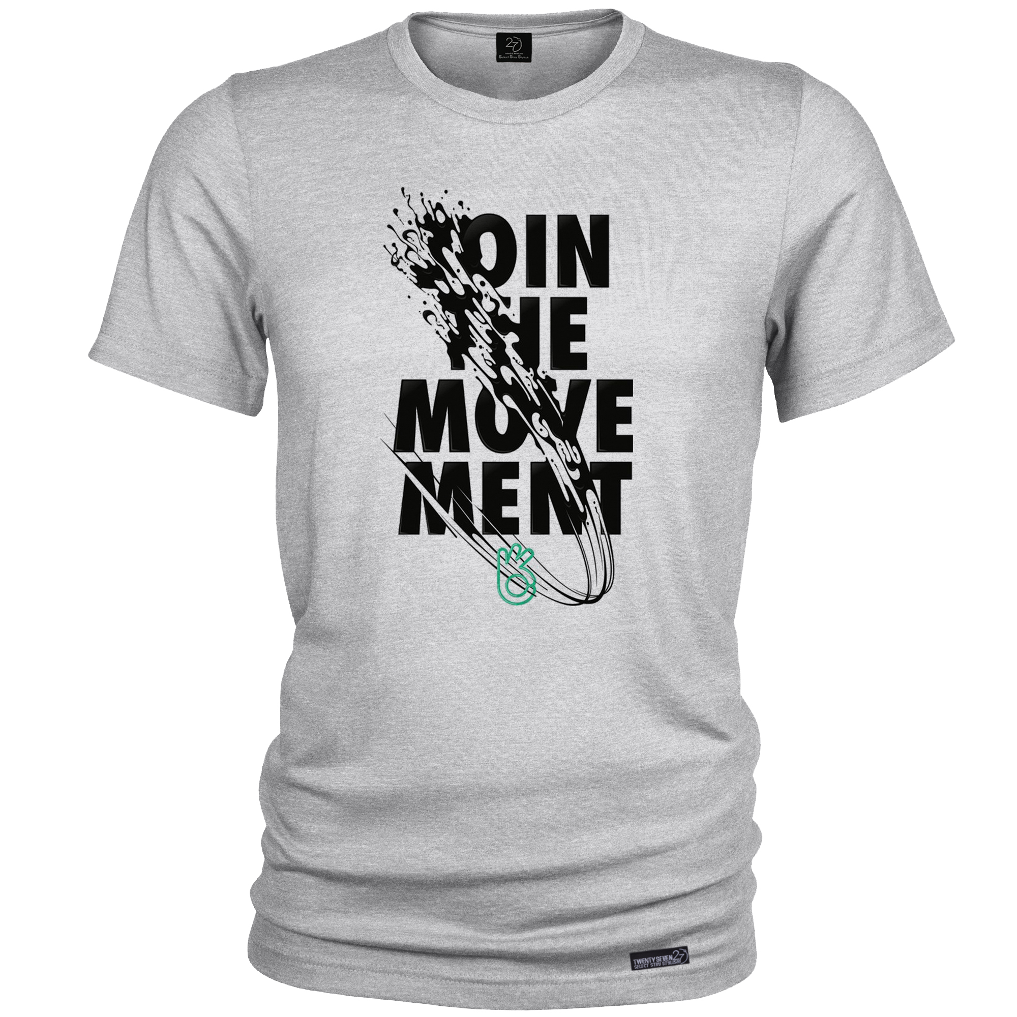 تی شرت آستین کوتاه مردانه 27 مدل  JOIN THE MOMENT کد WN1126 -  - 1