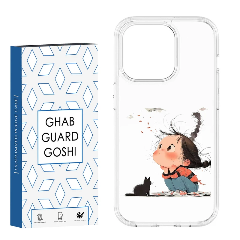 کاور قاب گارد گوشی طرح دختر ملوس کد CL-12 مناسب برای گوشی موبایل اپل IPHONE 11 PRO MAX 