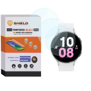 محافظ صفحه نمایش شیشه ای آلتیمیت شیلد مدل SH-UL مناسب برای ساعت هوشمند سامسونگ Galaxy Watch 5 Pro بسته سه عددی