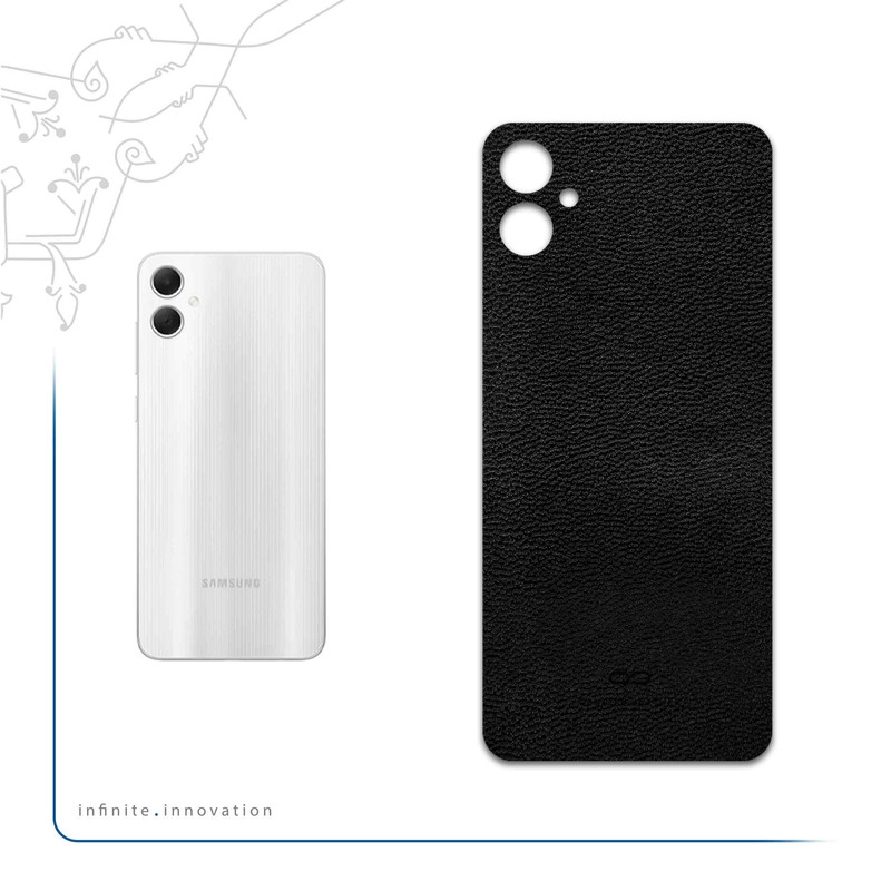 برچسب پوششی ماهوت مدل Black-Leather مناسب برای گوشی موبایل سامسونگ Galaxy A05