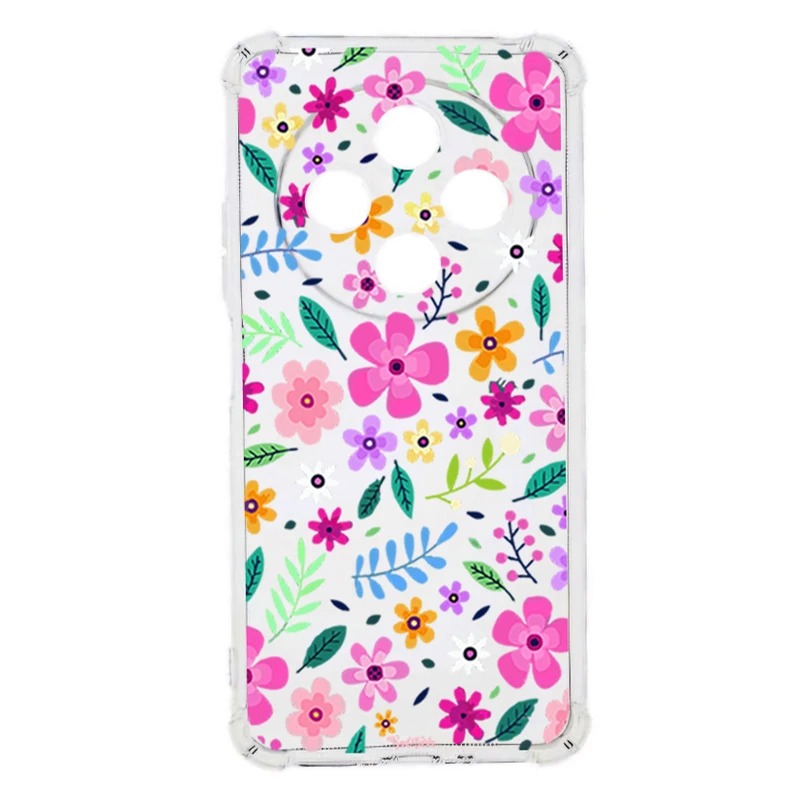 کاور طرح گل مناسب برای گوشی موبایل شیائومی Redmi 14C / Poco C75