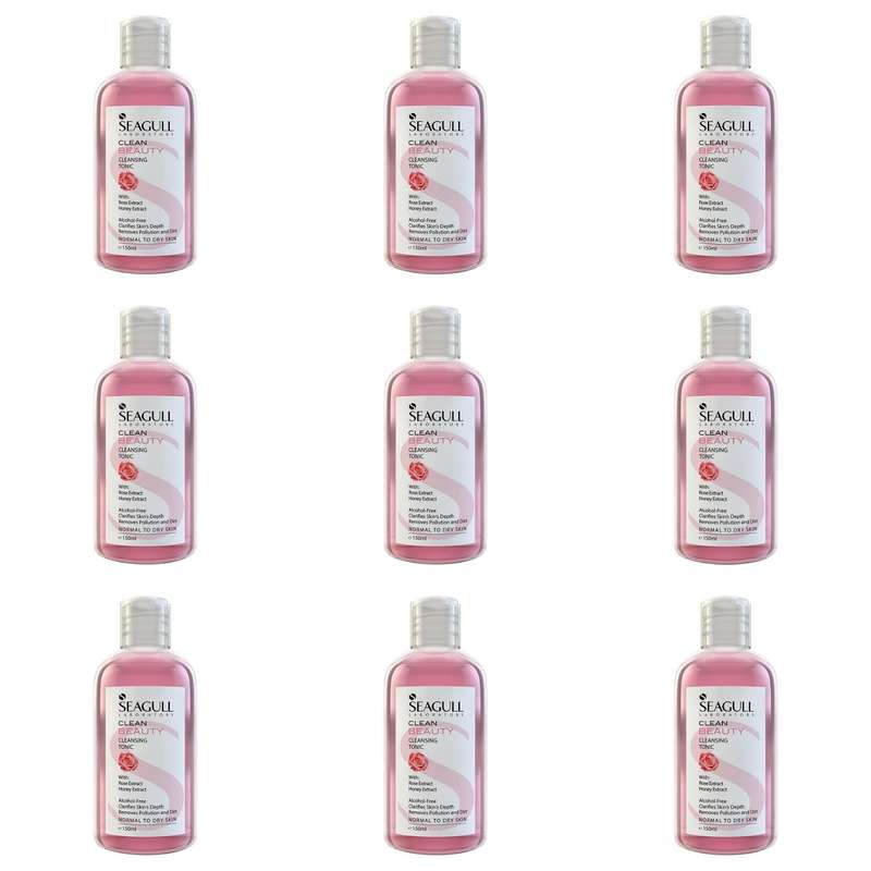 تونیک پاک کننده آرایش صورت سی گل مدل BEAUTY حجم 150 میلی لیتر مجموعه 9 عددی