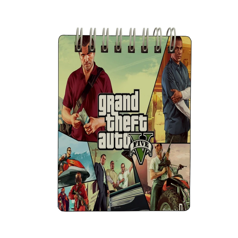 دفترچه یادداشت طرح GTA  کد  yg8