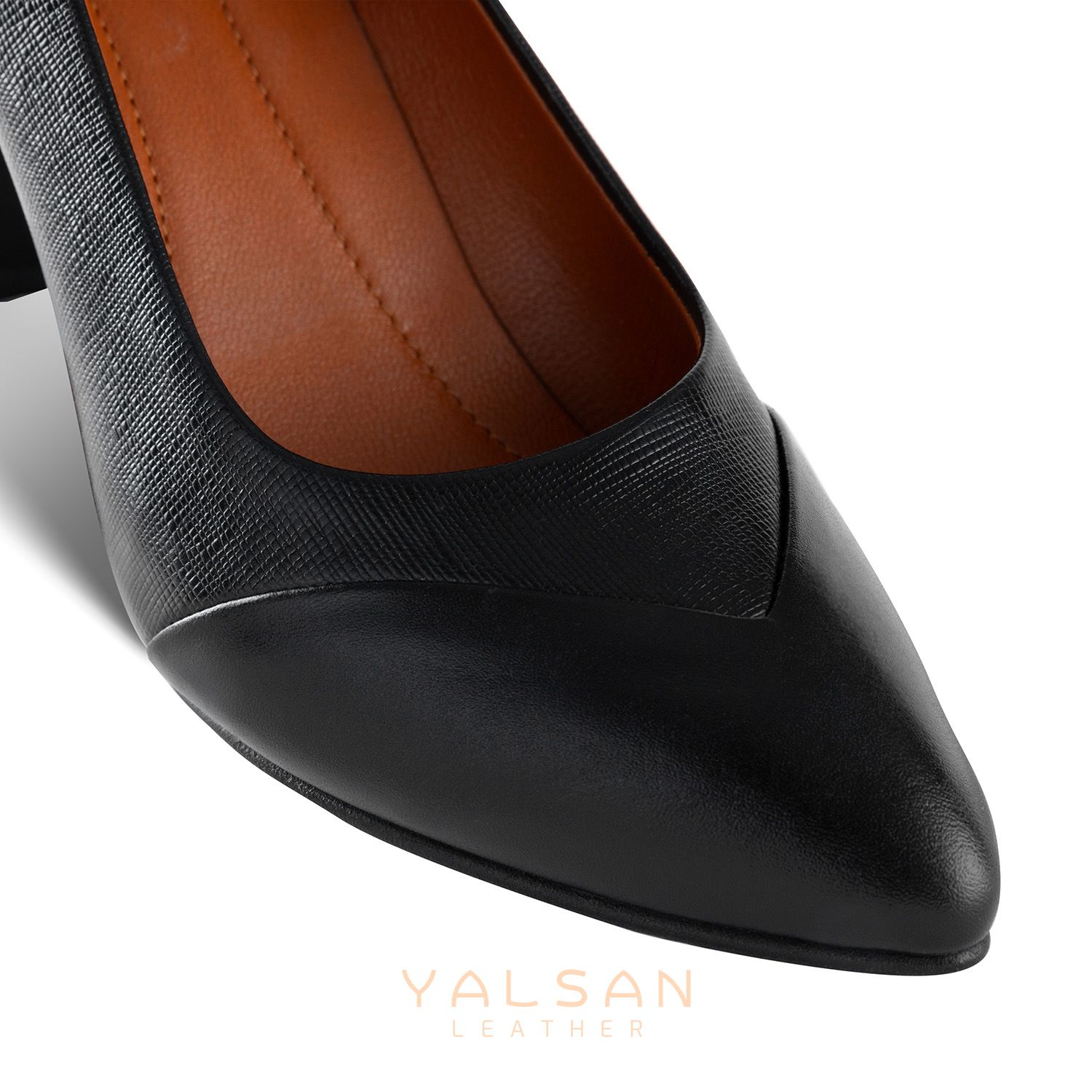 کفش زنانه چرم یلسان مدل لیانا کد HRM-642-msk -  - 6