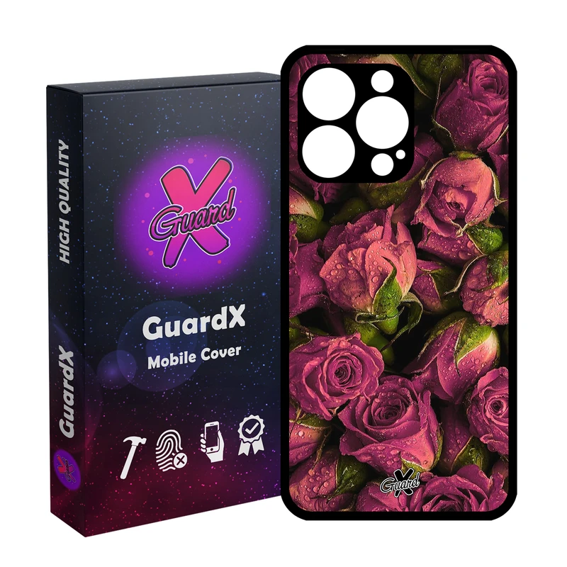 کاور گارد ایکس طرح Flower مدل Glass10006 مناسب برای گوشی موبایل اپل iPhone 13 Pro