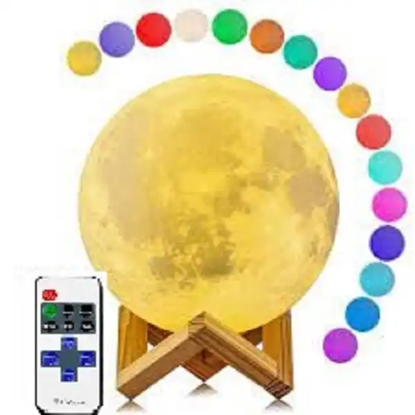 آباژور رومیزی مدل کره ماه کد L7
