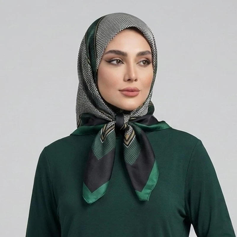روسری زنانه مدل ابریشم طرح پیچازی  کد 325