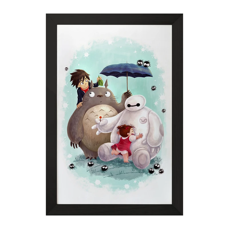 تابلو خندالو مدل انیمه توتورو (Totoro) کد F2142
