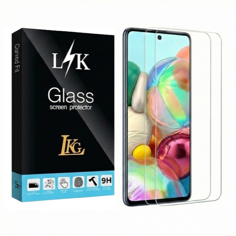 محافظ صفحه نمایش ال کا جی مدل EDGLSTW-LK مناسب برای گوشی موبایل شیائومی Poco X3 بسته ۲ عددی