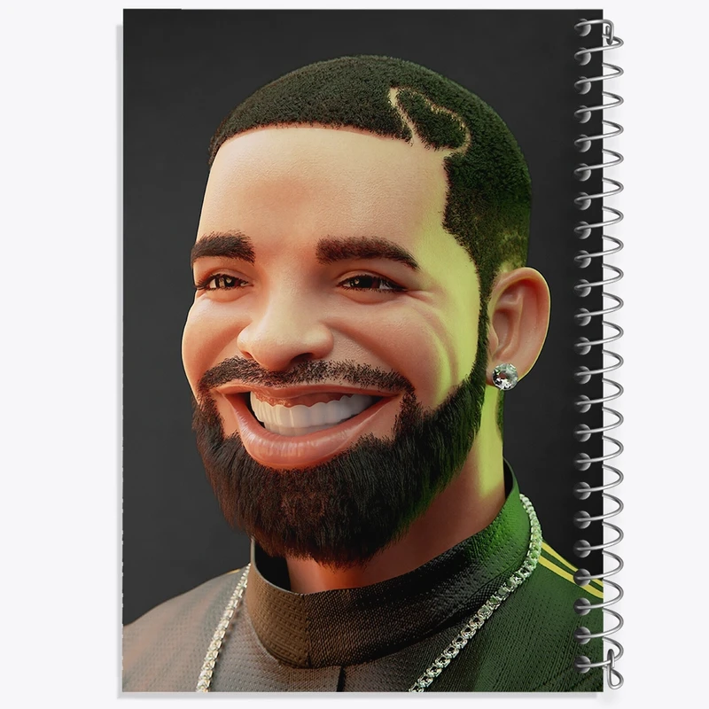 دفتر مشق 100 برگ خندالو طرح دریک (drake) کد F767