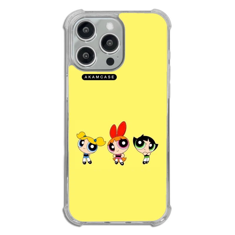 کاور آکام مدل AMCWTA15PROMAX-POWERPUFF GIRLS3 مناسب برای گوشی موبایل اپل iPhone 15 Pro Max