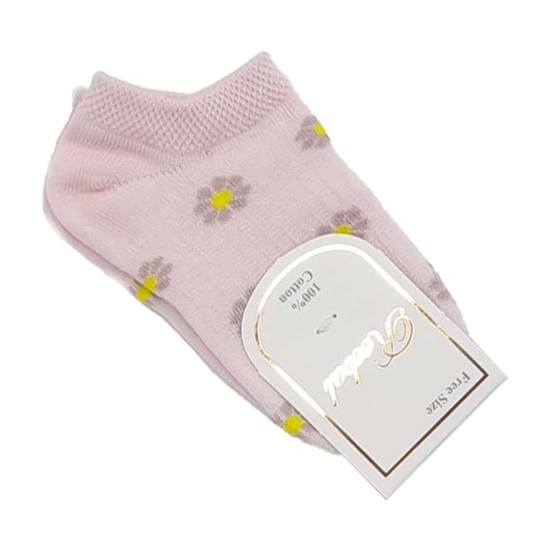 جوراب دخترانه مدل بابونه 2101-6166611