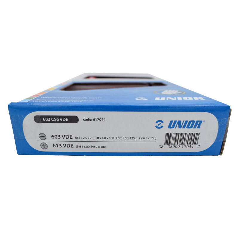 پیچ گوشتی یونیور مدل 603CS6VDE بسته 6 عددی پیچ گوشتی یونیور مدل 603CS6VDE بسته 6 عددی