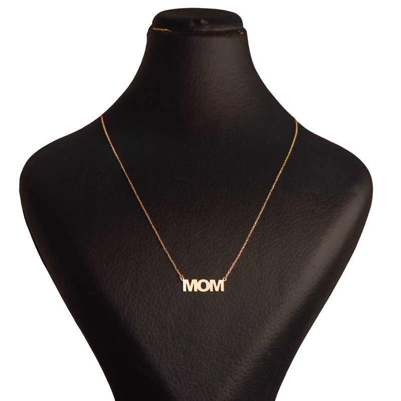 گردنبند طلا 18 عیار زنانه فرشته مدل مامان کد WNLZ-000672