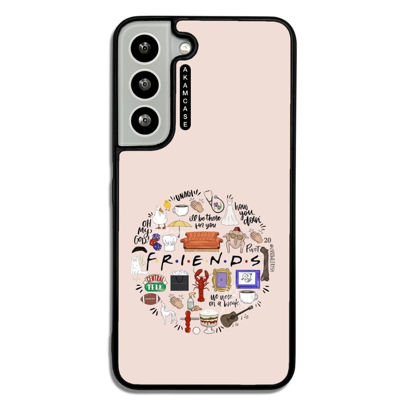 کاور آکام مدل AMCWSGS22-FRIENDS3 مناسب برای گوشی موبایل سامسونگ Galaxy S22