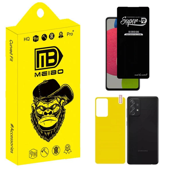 محافظ صفحه نمایش میبو مدل Transparent SuperD مناسب برای گوشی موبایل سامسونگ Galaxy A52 / A53 5G به همراه محافظ پشت گوشی