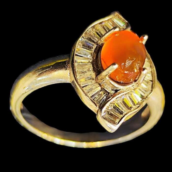 انگشتر نقره زنانه مدل عقیق یمانی کد 33