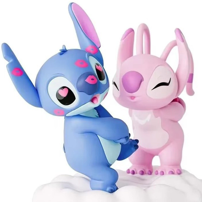 فیگور مدل استیچ عاشق طرح ابری کد 5980 مجموعه 2 عددی ارتفاع 14 سانتی متر