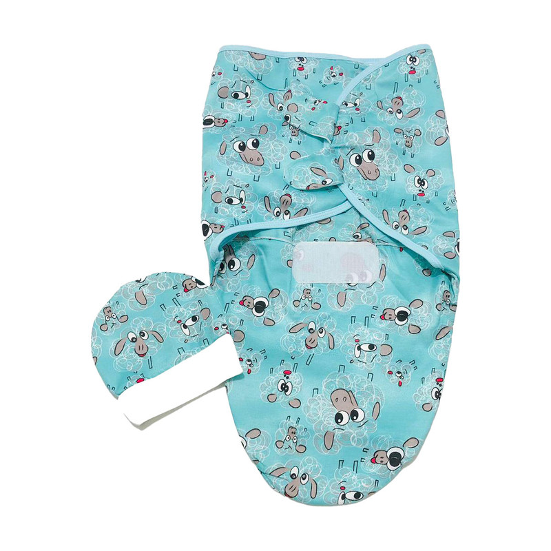 قنداق 2 تکه نوزاد بیبی لایف مدل sheeps