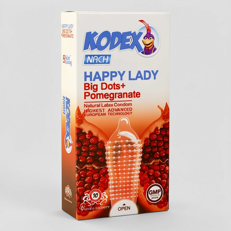 کاندوم ناچ کدکس مدل PROLONG DELAY بسته 12 عددی به همراه کاندوم ناچ کدکس مدل Happy lady بسته 10 عددی