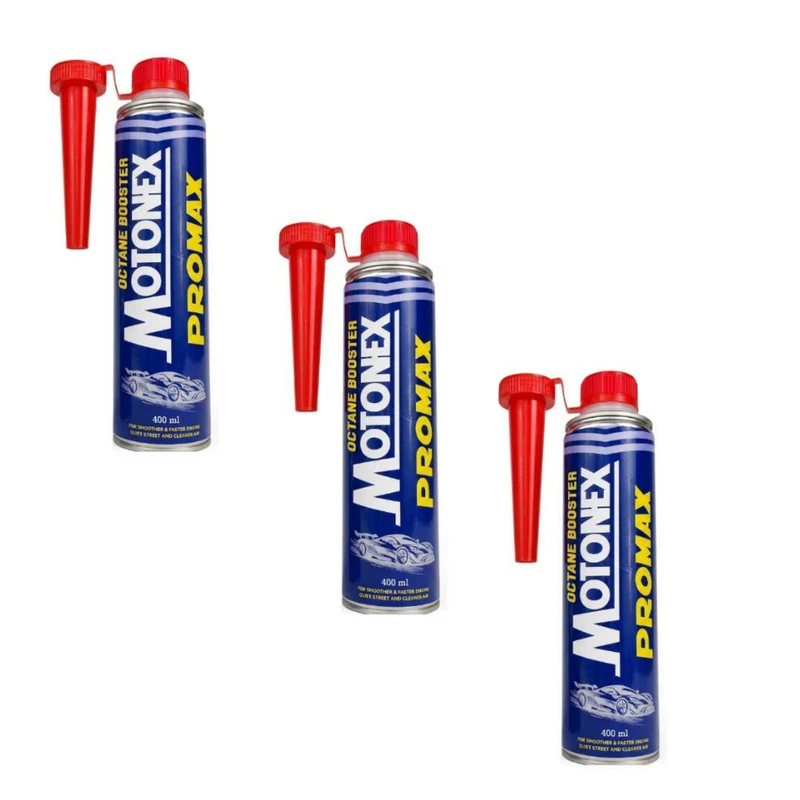 اکتان بوستر و مکمل سوخت موتونکس مدل PROMAX حجم 400 میلی لیتر بسته 3 عددی