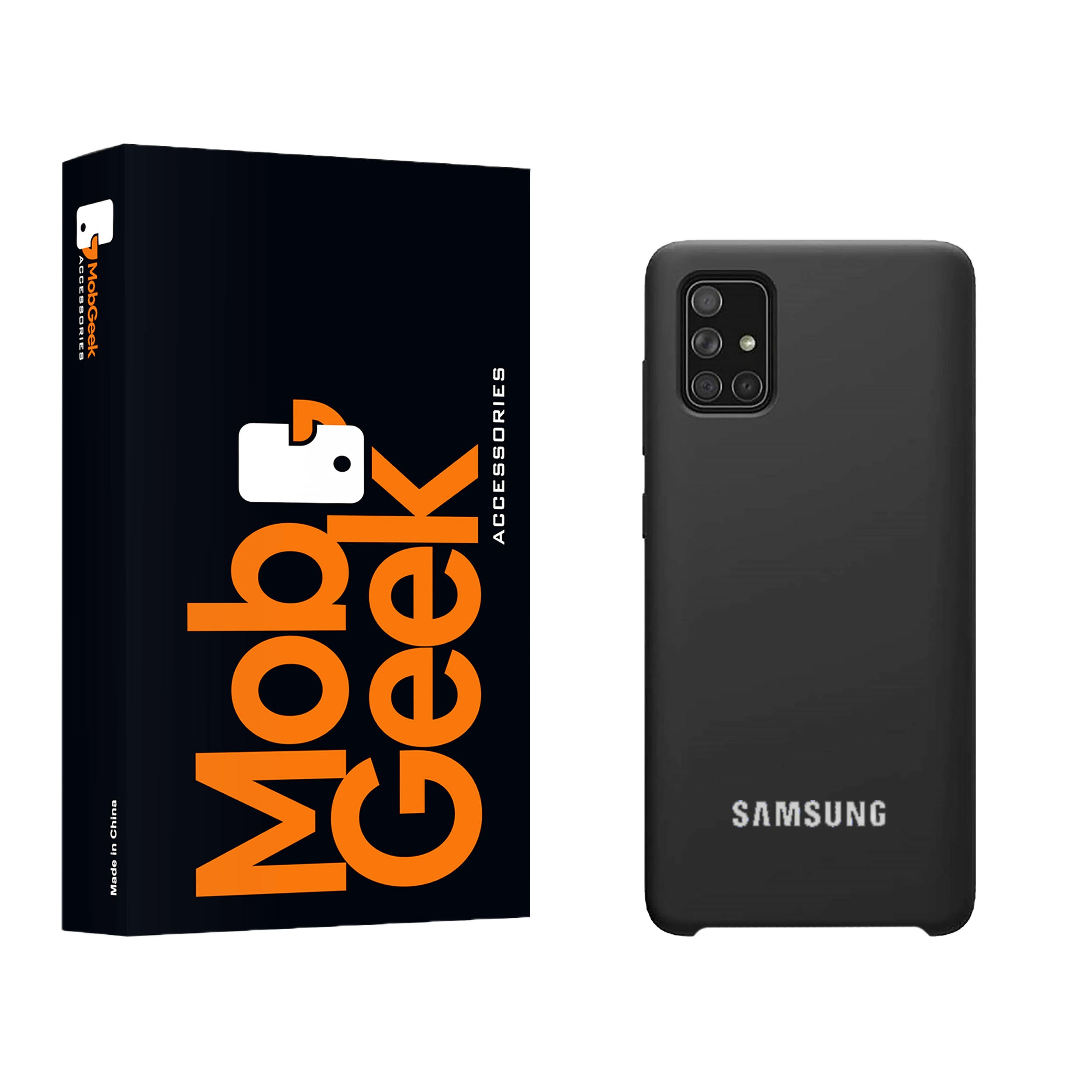 کاور موبگیک مدل سیلیکونی مناسب برای گوشی موبایل سامسونگ Galaxy A51