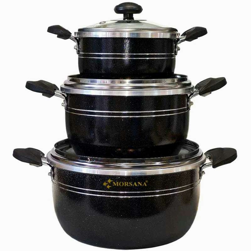 سرویس قابلمه گرانیتی ۶ پارچه مرسانا مدل M262422