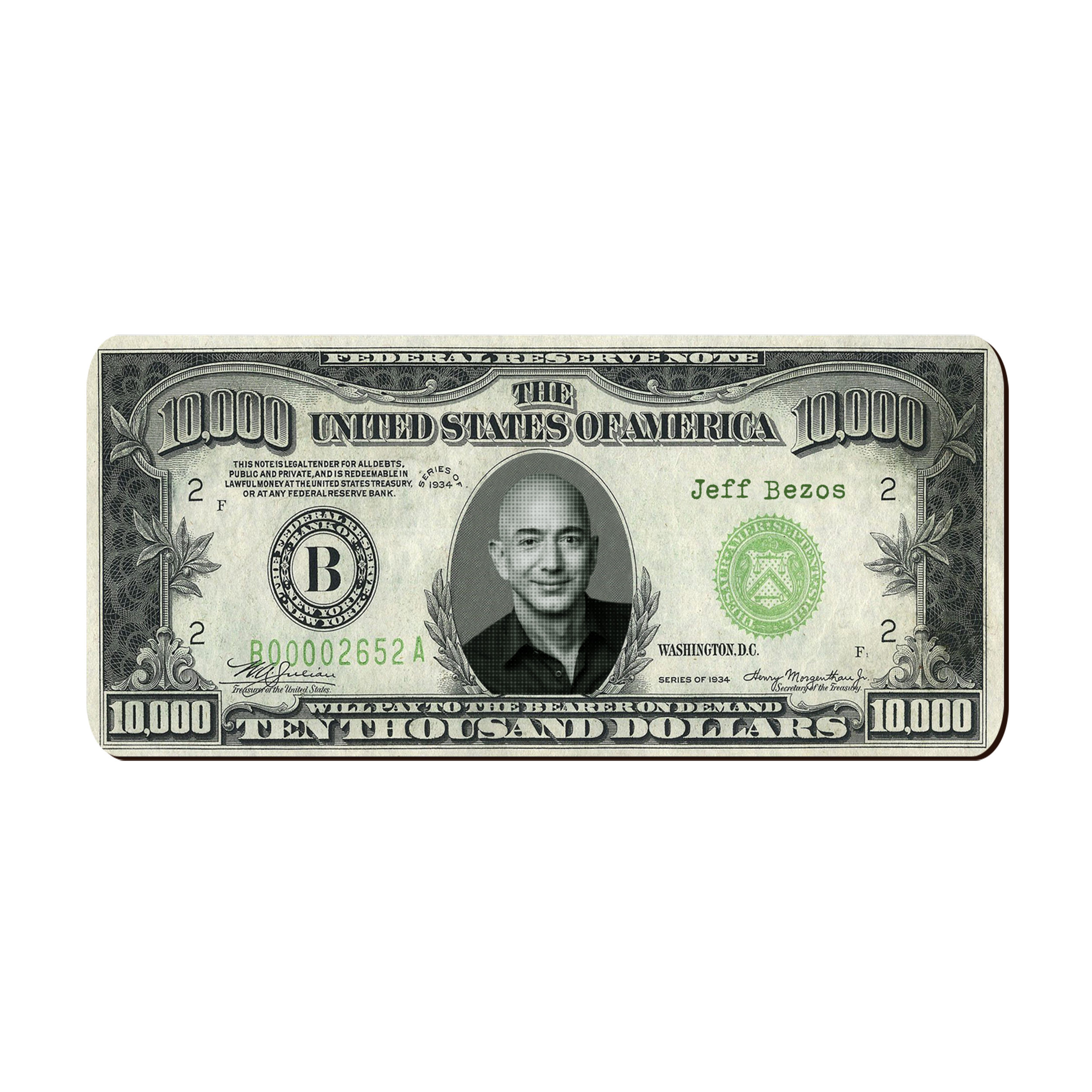 نشانگر کتاب لوکسینو  طرح Jeff bezos مدل موفقیت