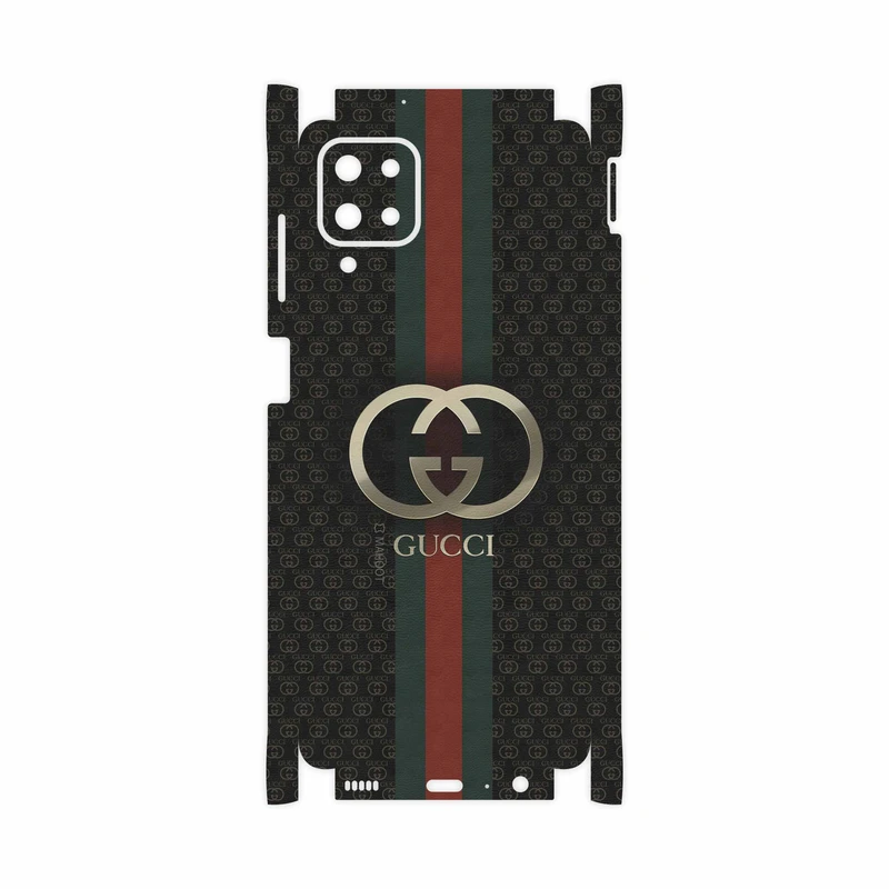 برچسب پوششی ماهوت مدل GUCCI-Logo-FullSkin مناسب برای گوشی موبایل سامسونگ Galaxy A12 Nacho