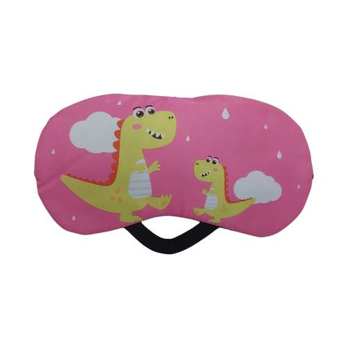 چشم بند خواب مدل کمپرس دار طرح دایناسور