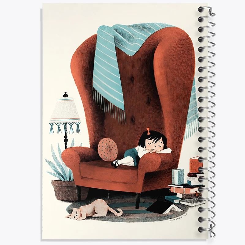 دفتر مشق 100 برگ خندالو طرح دخترانه کد N5914