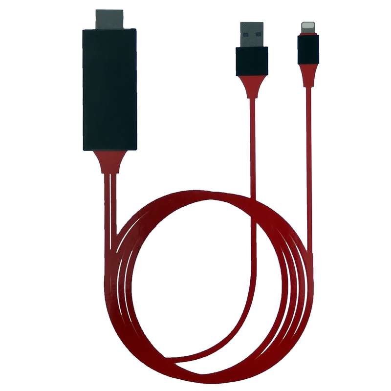 کابل تبدیل لایتنینگ به HDMI مدل sx2 طول 1 متر