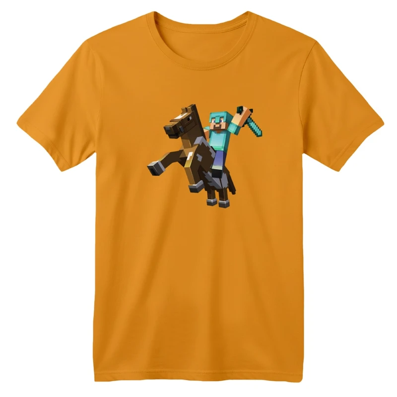 تی شرت آستین کوتاه بچگانه مدل ماینکرفت کد 02