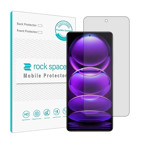 محافظ صفحه نمایش شفاف راک اسپیس مدل HyGEL مناسب برای گوشی موبایل شیائومی Note 12 Discovery Edition