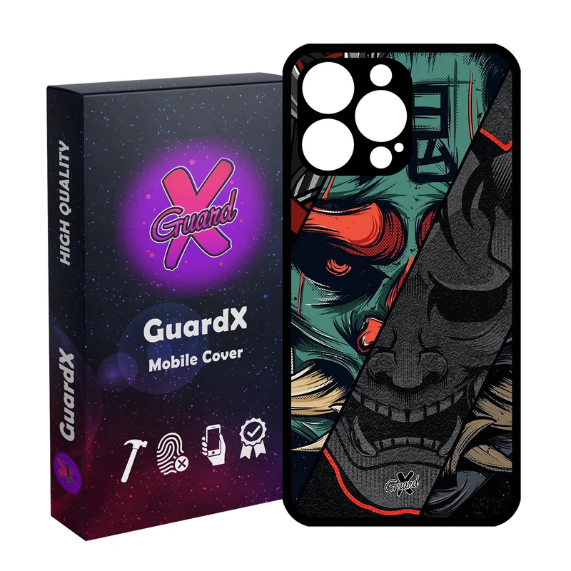 کاور گارد ایکس طرح سامورایی مدل Glass10529 مناسب برای گوشی موبایل اپل iPhone 14 Pro Max