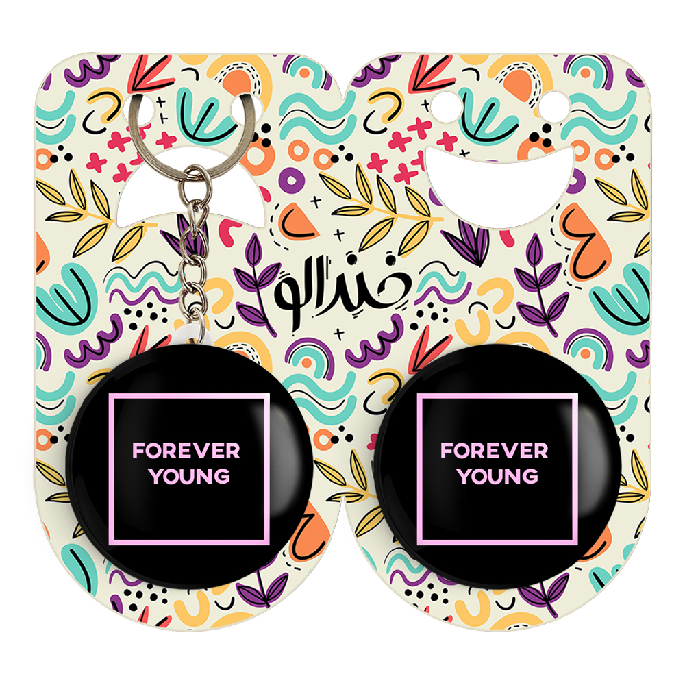 پیکسل خندالو مدل گروه بلک پینک کد 14560 به همراه جاکلیدی