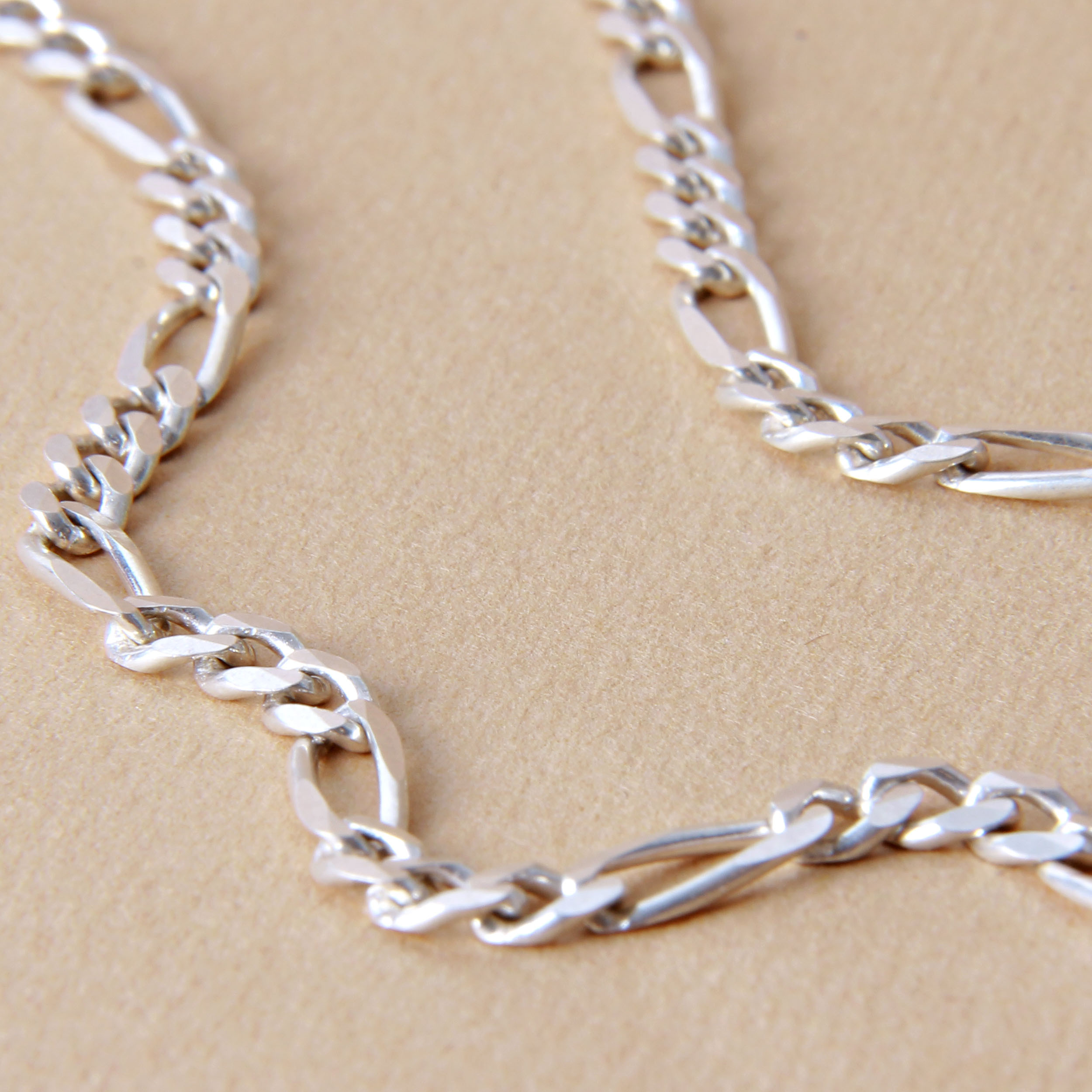 زنجیر نقره مردانه بازرگانی میلادی کد ZR_008