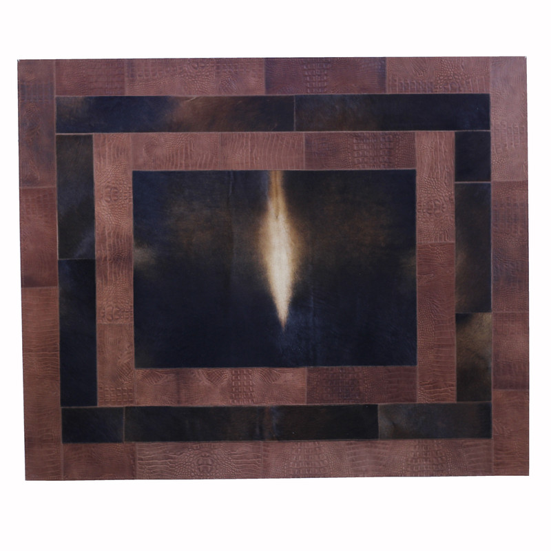 کلاژ فرش چرم و پوست مدل LFR002