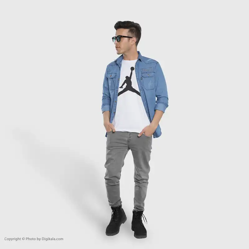 تی شرت یورپرینت به رسم طرح مایکل جردن کد 329