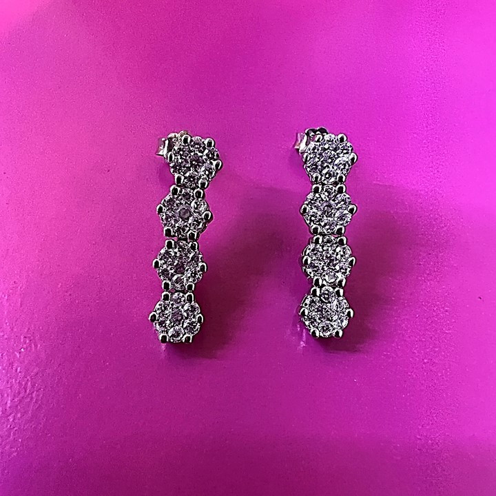 نیم ست نقره زنانه مدل  glsr-878