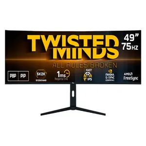 مانیتور گیمینگ تویستد مایندز مدل TM492K75 سایز 49 اینچ