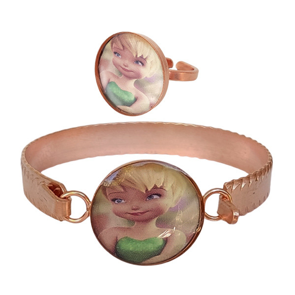 نیم ست دخترانه مدل تینکر بل کد JW423.9